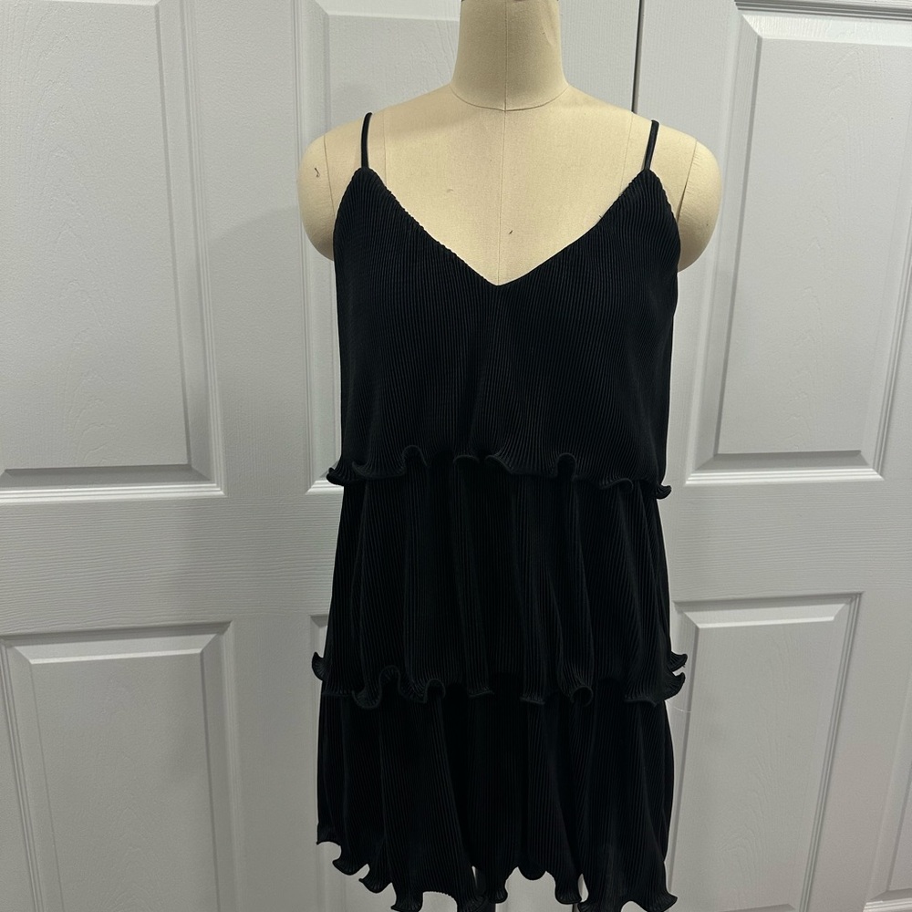 Better Be Black Spaghetti Strap Dress